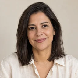 Retrato gerado por IA de Renata, personagem fictício
